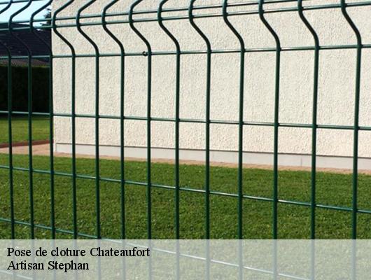 Pose de cloture chateaufort-78117 Artisan Stephan